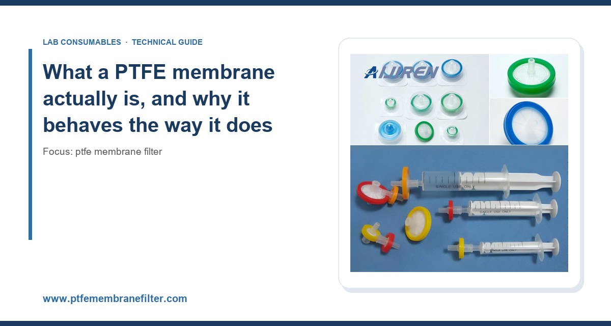 What a PTFE membrane actually is, and why it behaves the way it does