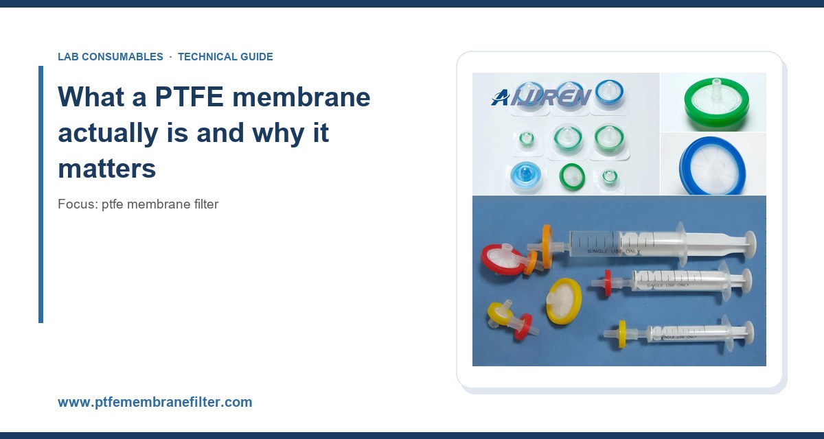 What a PTFE membrane actually is and why it matters